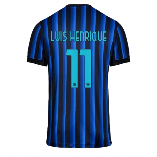 Billige Fotballdrakt Inter Milan Luis Henrique #11 Replika Hjemmedrakt 2025-26 Kortermet Billige Fotballdrakt Inter Milan Luis Henrique #11 Replika Hjemmedrakt 2025-26 Kortermet